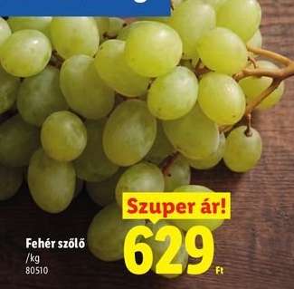 Fehér szőlő
