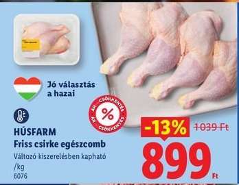 Húsfarm Friss csirke egészcomb