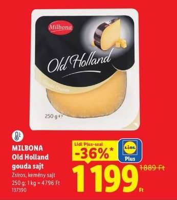 MILBONA Old Holland gouda sajt