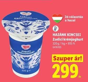 Hazánk Kincsei Zselici krémjoghurt