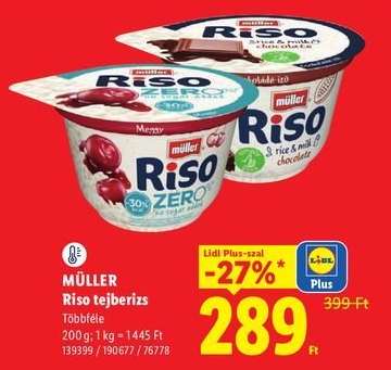 MÜLLER Riso tejberizs