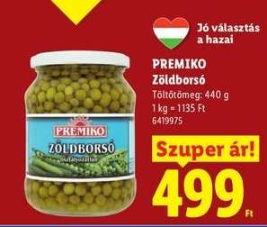PREMIKO Zöldborsó