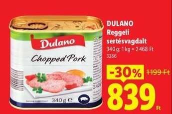 DULANO Reggeli sertésvagdalt