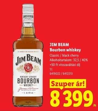 JIM BEAM Bourbon whiskey