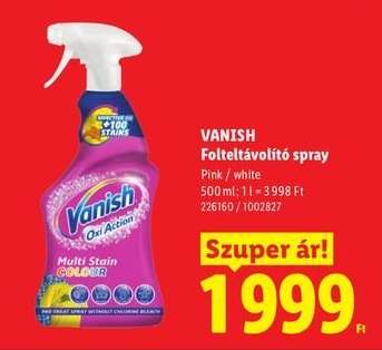 VANISH Folttisztító spray