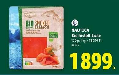 NAUTICA Bio füstölt lazac