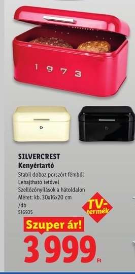 Silvercrest Kenyértartó
