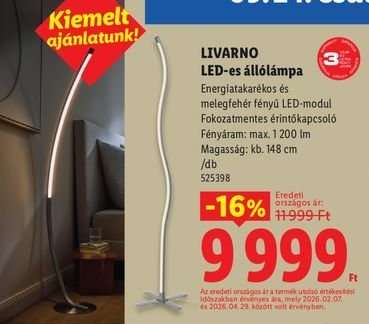 Livarno LED-es állólámpa