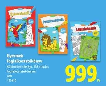 Gyermek foglalkoztatókönyv