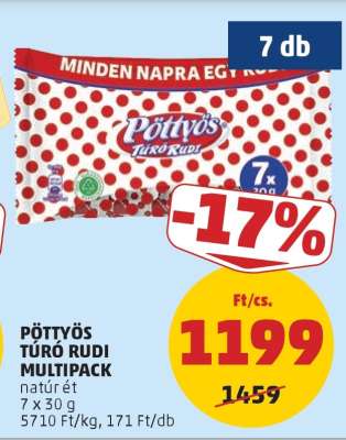 Pöttyös Túró Rudi Multipack