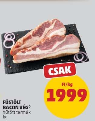 Füstölt Bacon Vég
