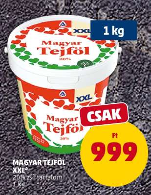 MAGYAR TEJFÖL XXL