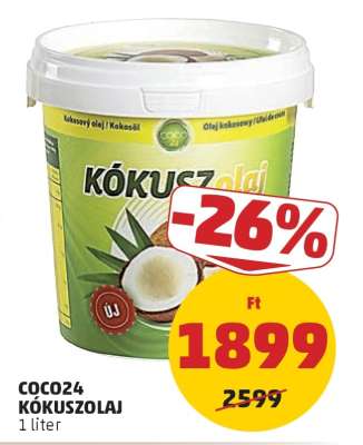 COCO24 Kókuszolaj