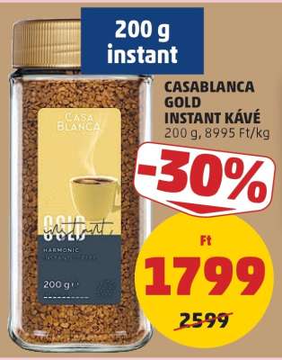 CASABLANCA GOLD INSTANT KÁVÉ