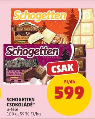 Schogetten Csokoládé