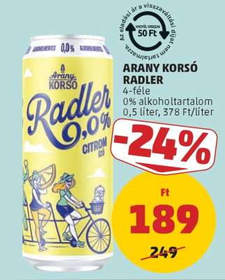 ARANY KORSÓ RADLER