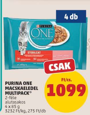 PURINA ONE MACSKAELEDEL MULTIPACK