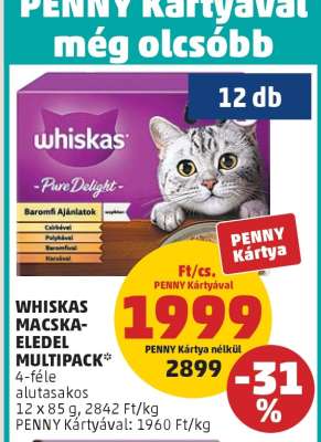 Whiskas Macskaeledel Multipack