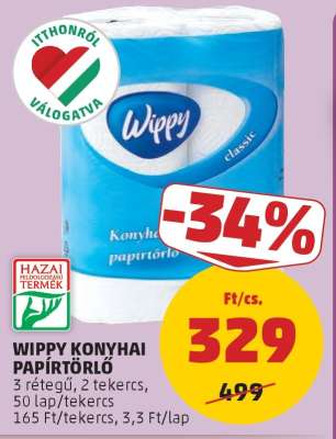 Wippy Konyhai Papírtörlő