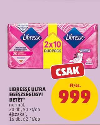 Libresse Ultra egészségügyi betét