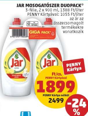 JAR Mosogatószer Duopack