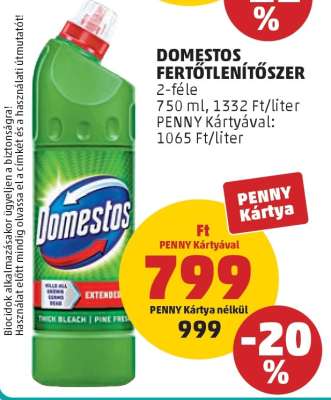 DOMESTOS Fertőtlenítőszer*