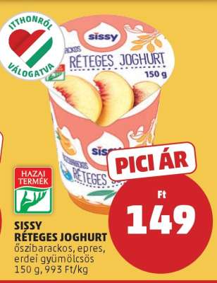 Sissy Réteges Joghurt