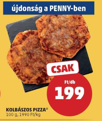 Kolbászos pizza