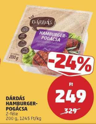DÁRDÁS HAMBURGER-POGÁCSA