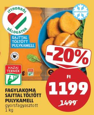 Fagylakoma Sajttal Töltött Pulykamell