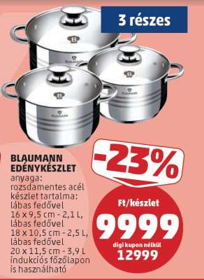 Blaumann Edénykészlet