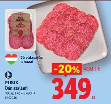 Pikok Dán szalámi