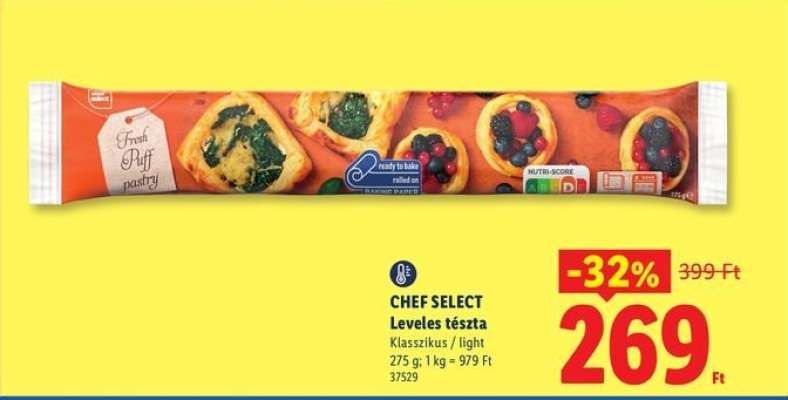 Chef Select Leveles tészta