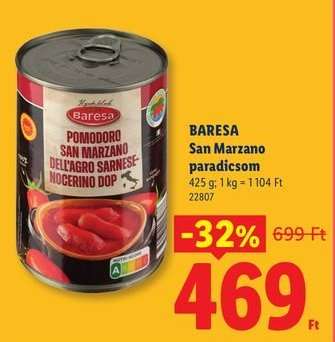 BARESA San Marzano paradicsom