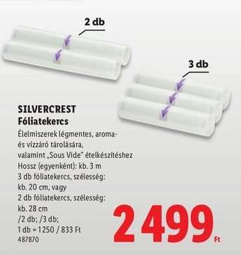 Silvercrest Fóliatekercs