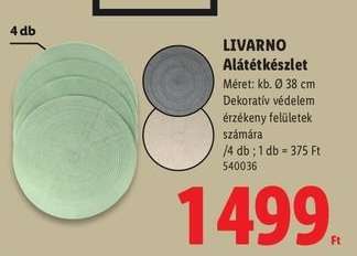 LIVARNO Alátétkészlet