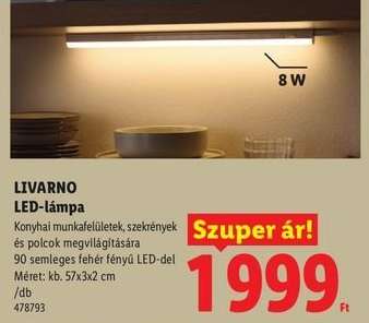 Livarno LED-lámpa