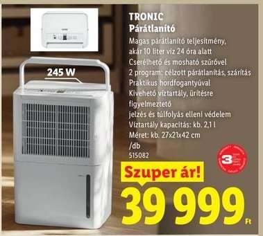Tronic Párátlanító