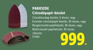 PARKSIDE Csiszolópapír-készlet