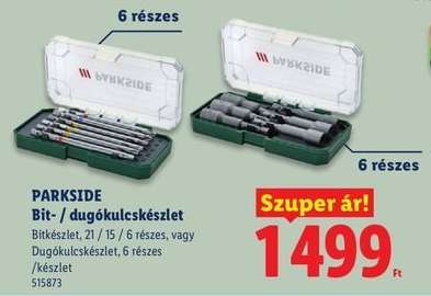 PARKSIDE Bit- / dugókulcskészlet
