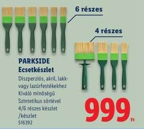 PARKSIDE Ecsetkészlet