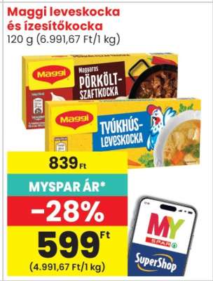 Maggi leveskocka és ízesítőkocka