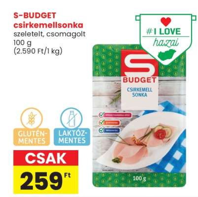 S-BUDGET csirkemellsonka