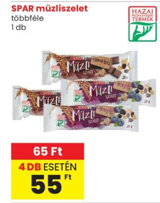SPAR müzliszelet