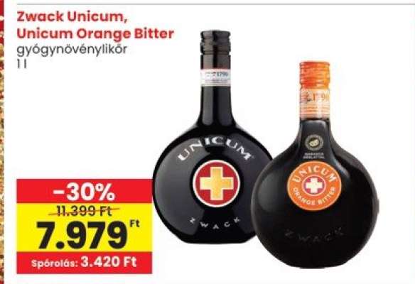 Zwack Unicum, Unicum Orange Bitter