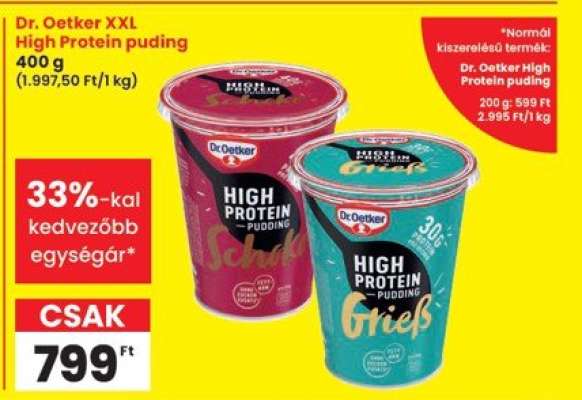 Dr. Oetker XXL High Protein puding