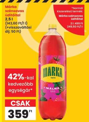 Márka Szénsavas Üdítőital