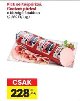 Pick sertéspárizsi, füstízes párizsi
