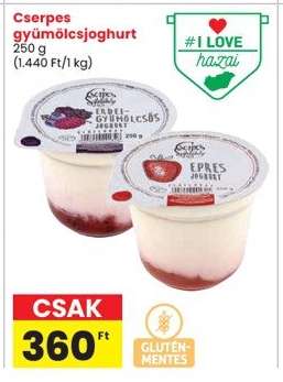 Cserpes gyümölcsjoghurt