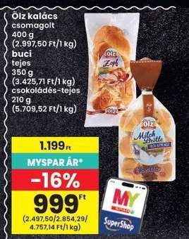 Ölz kalács csomagolt